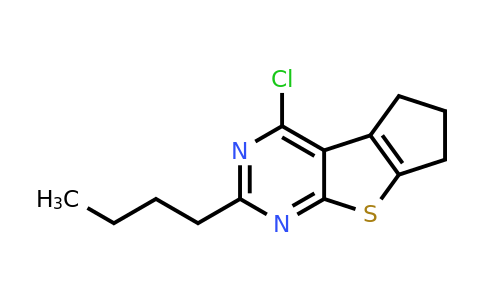 1501372-11-7 | 2-Butyl-4-chloro-6,7-dihydro-5h-cyclopenta[4,5]thieno[2,3-d]pyrimidine