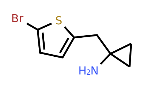 1501600-39-0 | 1-((5-Bromothiophen-2-yl)methyl)cyclopropan-1-amine