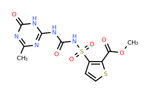 150258-68-7 | Methyl 3-(N-((4-methyl-6-oxo-1,6-dihydro-1,3,5-triazin-2-yl)carbamoyl)sulfamoyl)thiophene-2-carboxylate