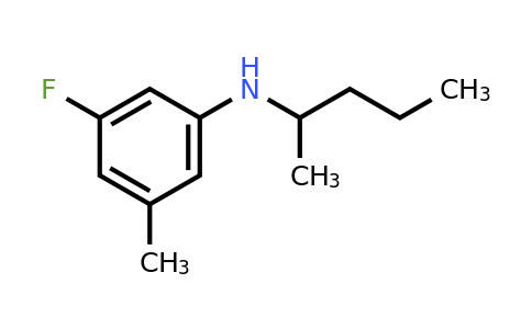 3-Fluoro-5-methyl-N-(pentan-2-yl)aniline