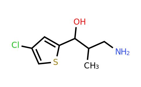 1503083-54-2 | 3-Amino-1-(4-chlorothiophen-2-yl)-2-methylpropan-1-ol