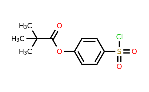 4-(Chlorosulfonyl)phenyl pivalate