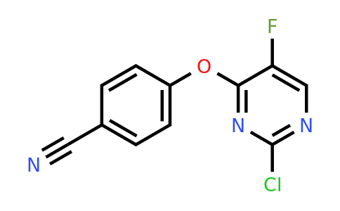 1505284-35-4 | 4-((2-Chloro-5-fluoropyrimidin-4-yl)oxy)benzonitrile