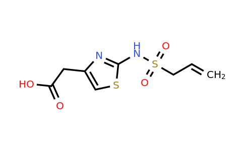 1506125-88-7 | 2-[2-(prop-2-ene-1-sulfonamido)-1,3-thiazol-4-yl]acetic acid