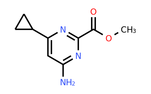 1506879-03-3 | Methyl 4-amino-6-cyclopropylpyrimidine-2-carboxylate