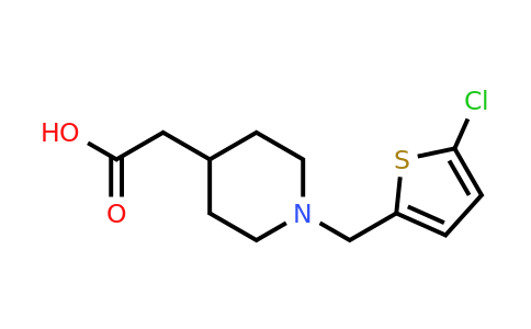 1507397-42-3 | 2-(1-((5-Chlorothiophen-2-yl)methyl)piperidin-4-yl)acetic acid