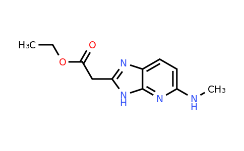 1507825-37-7 | Ethyl 2-[5-(methylamino)-3h-imidazo[4,5-b]pyridin-2-yl]acetate