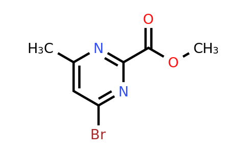 1508102-01-9 | Methyl 4-bromo-6-methylpyrimidine-2-carboxylate