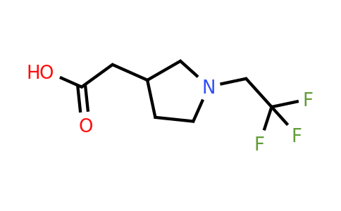 1508620-50-5 | 2-(1-(2,2,2-Trifluoroethyl)pyrrolidin-3-yl)acetic acid