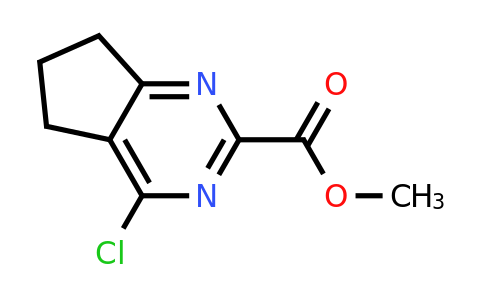 1509338-85-5 | Methyl 4-chloro-5h,6h,7h-cyclopenta[d]pyrimidine-2-carboxylate