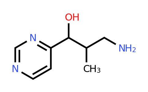1509353-44-9 | 3-Amino-2-methyl-1-(pyrimidin-4-yl)propan-1-ol
