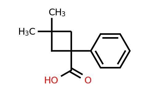 151157-51-6 | 3,3-dimethyl-1-phenyl-cyclobutanecarboxylic acid