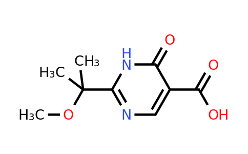 1511704-34-9 | 2-(2-Methoxypropan-2-yl)-6-oxo-1,6-dihydropyrimidine-5-carboxylic acid