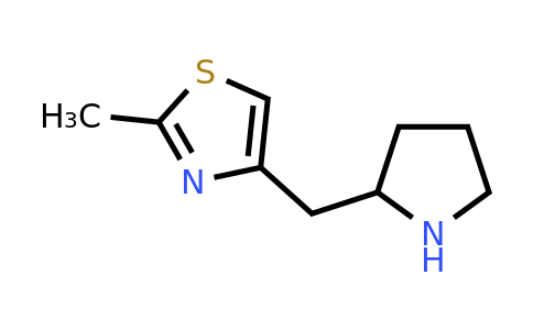1512200-28-0 | 2-Methyl-4-(pyrrolidin-2-ylmethyl)thiazole