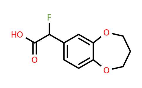 1512366-05-0 | 2-(3,4-Dihydro-2h-benzo[b][1,4]dioxepin-7-yl)-2-fluoroacetic acid