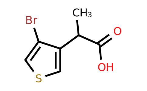 1512630-28-2 | 2-(4-Bromothiophen-3-yl)propanoic acid