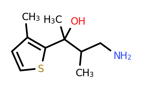 1513708-89-8 | 4-Amino-3-methyl-2-(3-methylthiophen-2-yl)butan-2-ol