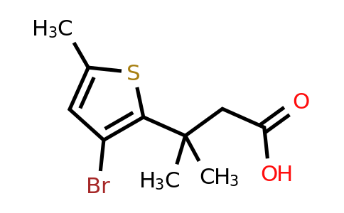 1513723-96-0 | 3-(3-Bromo-5-methylthiophen-2-yl)-3-methylbutanoic acid