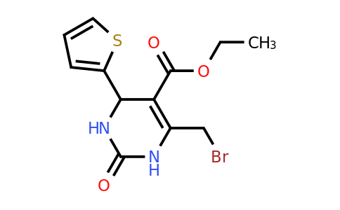 15139-62-5 | Ethyl 6-(bromomethyl)-2-oxo-4-(thiophen-2-yl)-1,2,3,4-tetrahydropyrimidine-5-carboxylate