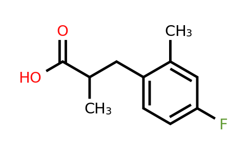 1514836-26-0 | 3-(4-Fluoro-2-methylphenyl)-2-methylpropanoic acid