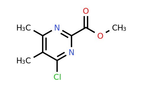 1514841-14-5 | Methyl 4-chloro-5,6-dimethylpyrimidine-2-carboxylate