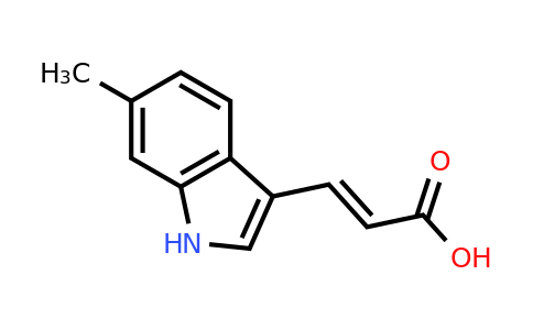 (E)-3-(6-Methyl-1H-indol-3-yl)acrylic acid