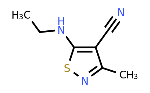 1516048-33-1 | 5-(Ethylamino)-3-methylisothiazole-4-carbonitrile