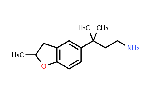 3-Methyl-3-(2-methyl-2,3-dihydrobenzofuran-5-yl)butan-1-amine