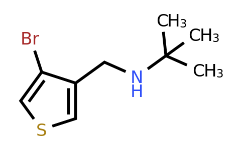 1516557-38-2 | n-((4-Bromothiophen-3-yl)methyl)-2-methylpropan-2-amine