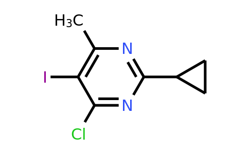 1517863-66-9 | 4-Chloro-2-cyclopropyl-5-iodo-6-methylpyrimidine