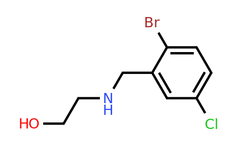 1517940-63-4 | 2-((2-Bromo-5-chlorobenzyl)amino)ethan-1-ol