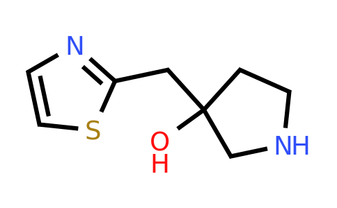 1520650-28-5 | 3-(Thiazol-2-ylmethyl)pyrrolidin-3-ol