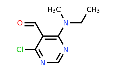 1521434-18-3 | 4-Chloro-6-(ethyl(methyl)amino)pyrimidine-5-carbaldehyde