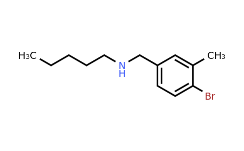 1521500-55-9 | n-(4-Bromo-3-methylbenzyl)pentan-1-amine