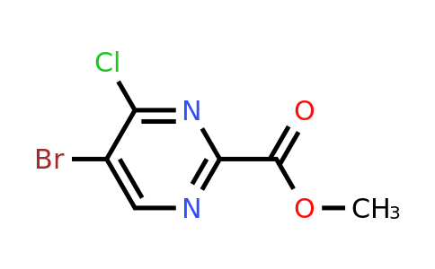 1521587-61-0 | Methyl 5-bromo-4-chloropyrimidine-2-carboxylate