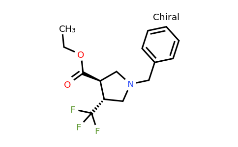 152188-51-7 | Ethyl (3R,4R)-1-benzyl-4-(trifluoromethyl)pyrrolidine-3-carboxylate