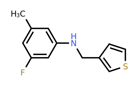 1522148-21-5 | 3-Fluoro-5-methyl-N-(thiophen-3-ylmethyl)aniline