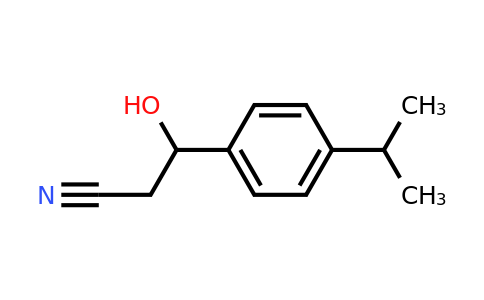 3-Hydroxy-3-(4-isopropylphenyl)propanenitrile