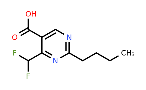 1522584-28-6 | 2-Butyl-4-(difluoromethyl)pyrimidine-5-carboxylic acid