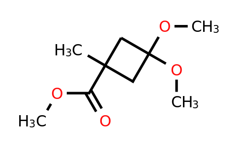 Methyl 3,3-dimethoxy-1-Methylcyclobutane-1-carboxylate
