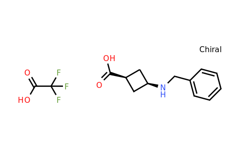 1523571-21-2 | cis-3-(Benzylamino)cyclobutanecarboxylic acid compound with 2,2,2-trifluoroacetic acid (1:1)