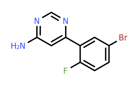 1524970-99-7 | 6-(5-Bromo-2-fluorophenyl)pyrimidin-4-amine