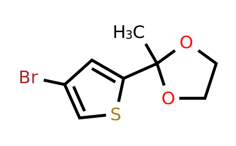 152538-51-7 | 2-(4-Bromothiophen-2-yl)-2-methyl-1,3-dioxolane