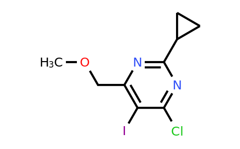 1525519-07-6 | 4-Chloro-2-cyclopropyl-5-iodo-6-(methoxymethyl)pyrimidine