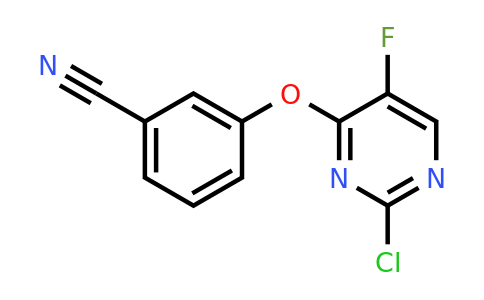 1525822-81-4 | 3-((2-Chloro-5-fluoropyrimidin-4-yl)oxy)benzonitrile
