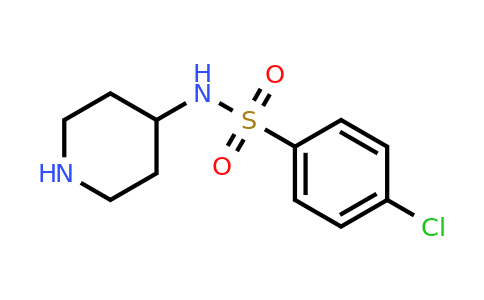 152627-26-4 | 4-Chloro-n-(piperidin-4-yl)benzene-1-sulfonamide