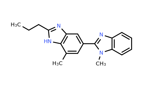 152628-02-9 | 2-n-Propyl-4-methyl-6-(1-methylbenzimidazole-2-yl)benzimidazole