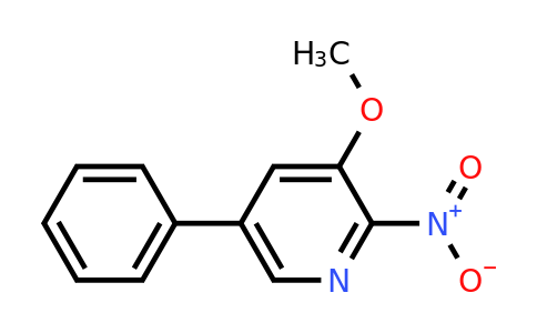 3-Methoxy-2-nitro-5-phenylpyridine