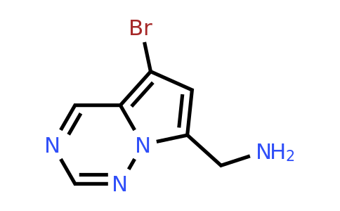 1-{5-bromopyrrolo[2,1-f][1,2,4]triazin-7-yl}methanamine