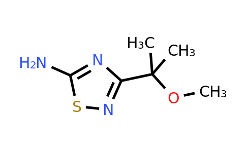 1528136-42-6 | 3-(2-Methoxypropan-2-yl)-1,2,4-thiadiazol-5-amine